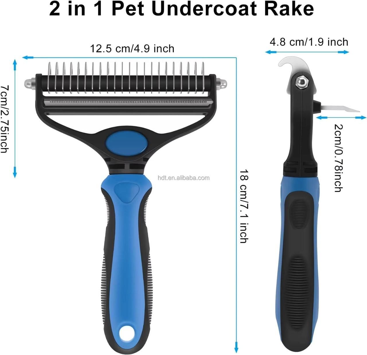 PA03 2-in-1 Deshedding Grooming Undercoat Brush