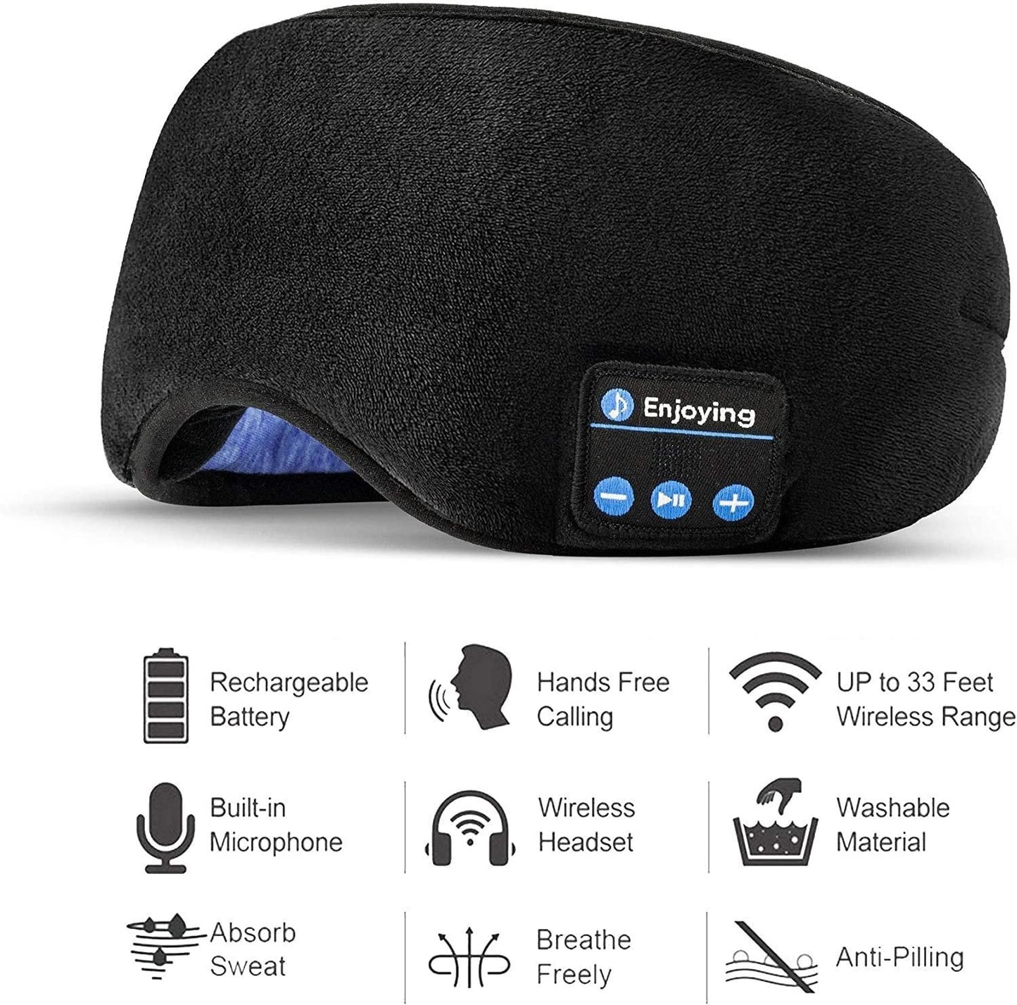 EF09 Wireless Bluetooth Eye Mask With Music