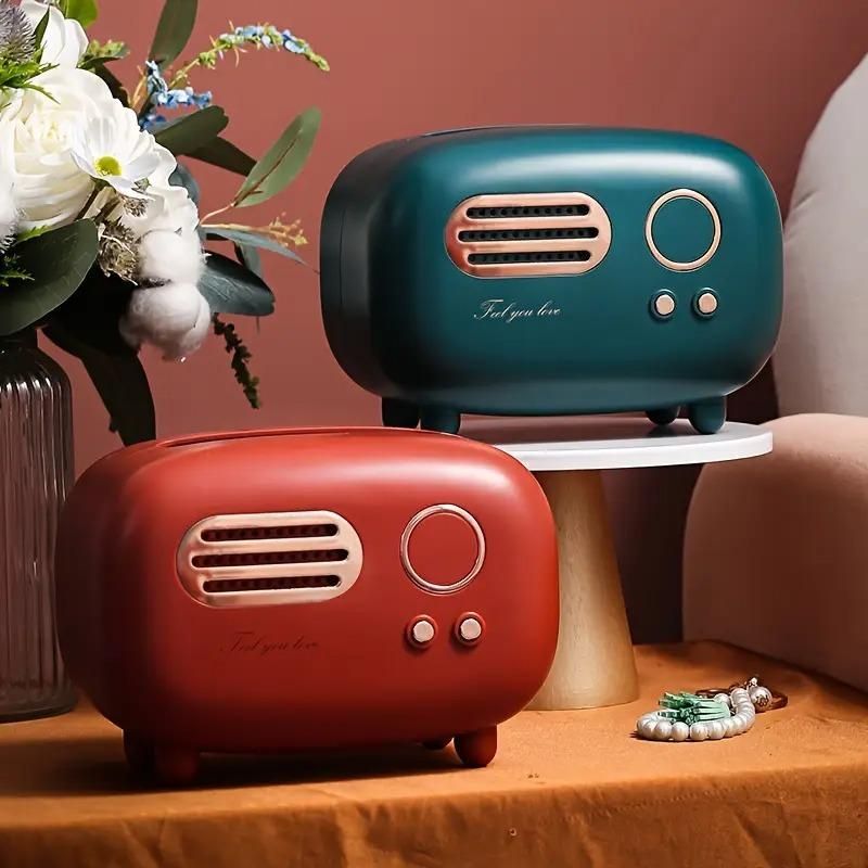 NA03 Vintage Radio Box Tissue Holder