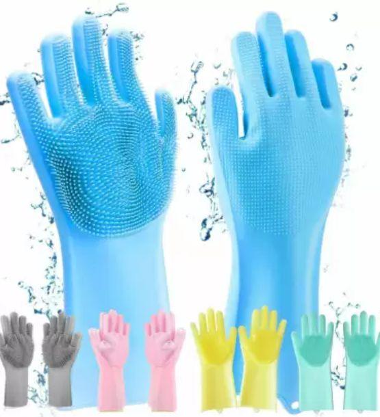 KT03 Magic Silicone Cleaning Hand Gloves