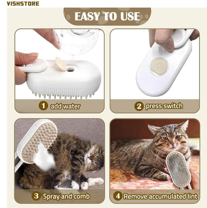 PA01 Steam Pet Brush