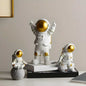 HD09 Astronaut Spaceman Statue Ornament (Set of 3)