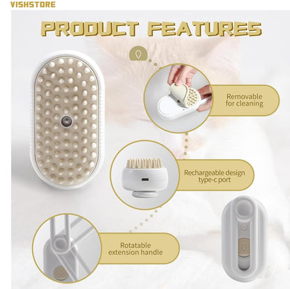 PA01 Steam Pet Brush