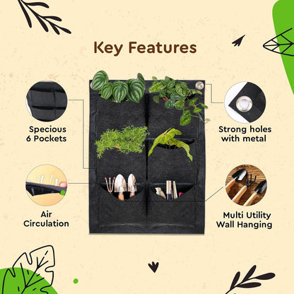 HD04 Vertical Hanging Wall Planter